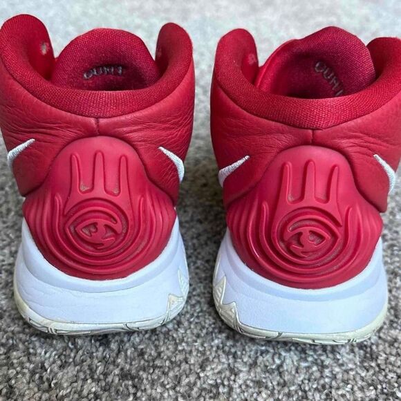 Nike Kyrie 6 ID Red Custom By You Basketball Sneakers Size 8 Men's - Picture 4 of 8